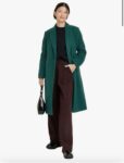 New Day Women's Essential Wool Overcoat Jacket