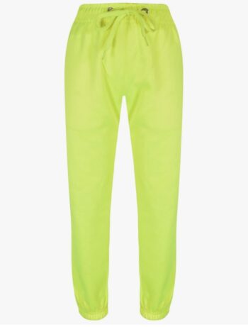 neon sweatpants cuffed