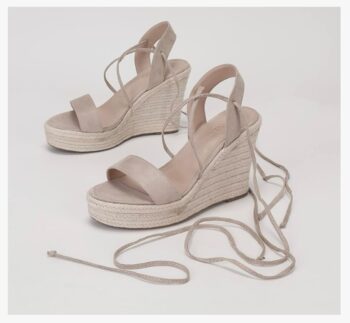 Women'S Wedge Sandals Platform, Ankle Strap Wedge Sandals Open Toe Casual Summer Straw Woven Classic Wedge Sandals
