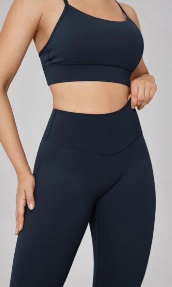 No Front Seam High Waisted Workout Leggings for Women Buttery Soft Yoga Pants Gym