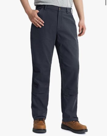 Men's Double Knee Flex Pants Relaxed Fit