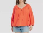 Women's Balloon Long Sleeve Everyday Blouse - Universal Thread