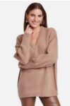 Womens-Wild-Fable-Oversized-V-Neck-Fuzzy-Knit-Sweater-Brown-L-NWT.jpeg