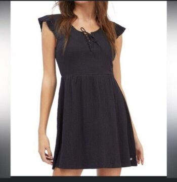 Black crossed dress