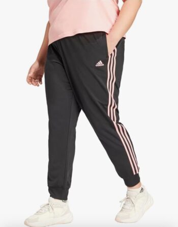 adidas girls Essentials Warm-up Slim Tapered 3-Stripes Track Pants