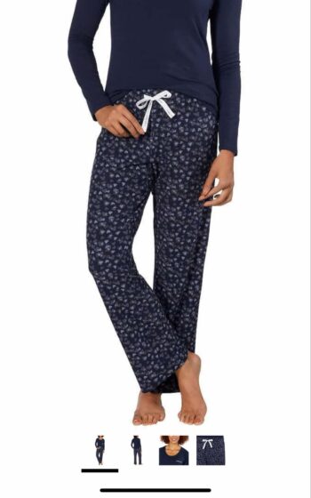 Calvin Klein Black Lounge Pants for Women