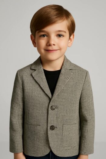 Boys' Houndstooth Knit Blazer - Cat & Jack -