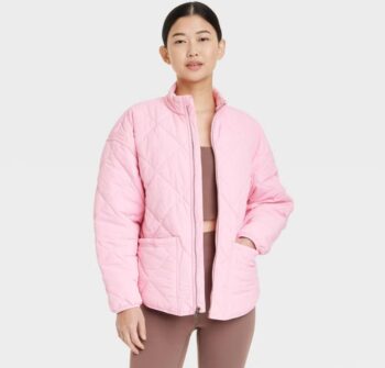 Women’s pink puffer