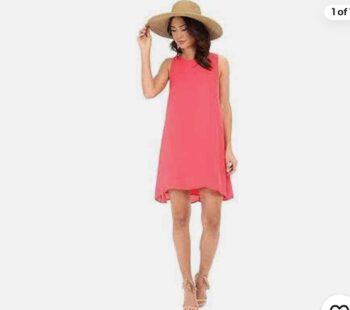 BB Dakota Roxanne Reverse Crepon Flowy Dress in Glow
