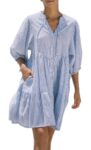 Women Bohemian Floral Mini Dress Puff Sleeve Flowy Babydoll Dress V Neck Y2k Boho Summer Beach Sundress