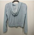 Colsie-womens-Ribbed-Velour-Jacket-Lightweight-Powder-Baby-Blue-soft-full-zip.jpeg