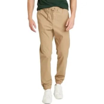 Goodfellow Men's Light Brown Slim Fit Drawstring Jogger Pants w/ Stretch