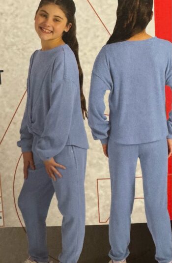 Blue set with pants and shirt