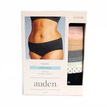 Auden Hipsters cotton blend light and airy flat elastic waistband
