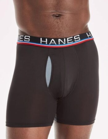 Hanes mens Ultimate Performance X-Temp 4-Pack Boxer Brief W/Total Support Pouch