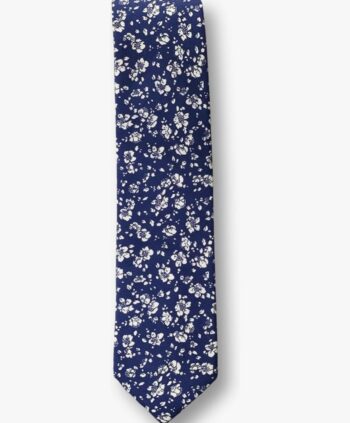Men’s Floral blue design tie