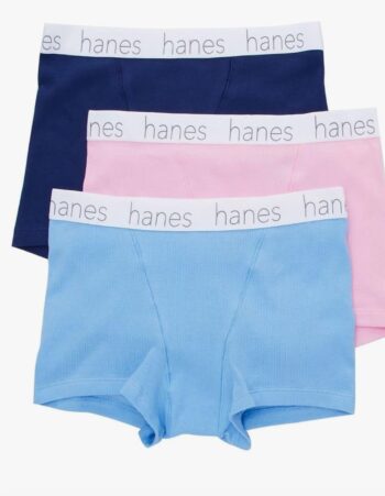 Hanes Women's Cotton Blend Boxer Brief Panty