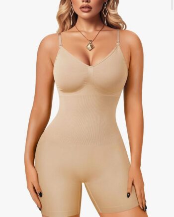 Women Slimming Bodysuits Shapewear Tops Tummy Control Body Shaper Spaghetti Strap