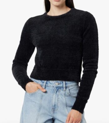 Women's Juliana Cropped Eyelash Sweater