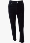 Women’s faux velvet black pants
