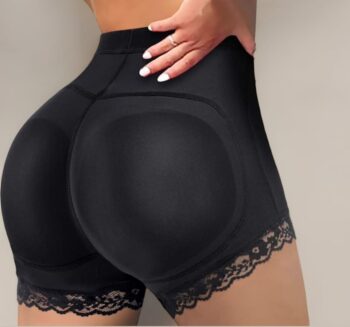 Sizi Womens Butt Lifter Padded Lace Panties Seamless Hip Enahncer Body Shaper Boyshort Underwear