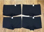 Auden Women's Plus Size Seamless Boyshort Underwear Black PACK OF 4