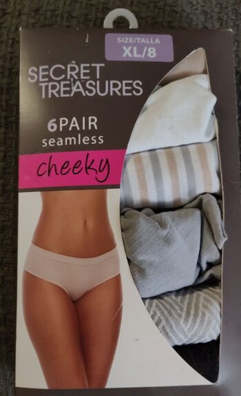 New women's secret treasure panties 6pc
